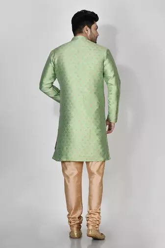 Ranak Pista Banarasi Jacquard Kurta Pajama