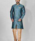 Ranak Firoza Banarasi Jacquard Kurta Pajama