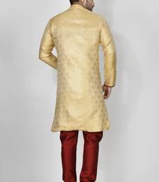 Ranak Gold Banarasi Jacquard Kurta Pajama