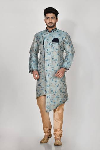 Ranak Firoza Banarasi Jacquard Kurta Pajama