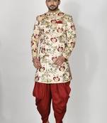 Ranak Multicolour Mulbary Silk Indo Western