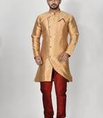 Ranak Gold Banarasi Jacquard Kurta Pajama