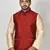 Ranak Maroon Dupion Silk Jacket