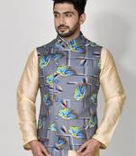 Ranak Multicolour Cotton Print Jacket