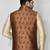 Ranak Brown Jacquard Jacket