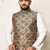 Ranak Multicolour Art Silk Nehru Jacket