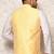 Ranak Cream Art Silk Nehru Jacket