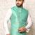 Ranak Firoza Art Silk Nehru Jacket