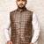 Ranak Multicolour Art Silk Nehru Jacket