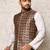 Ranak Multicolour Art Silk Nehru Jacket
