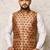 Ranak Multicolour Art Silk Nehru Jacket