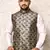 Ranak Multicolour Art Silk Nehru Jacket