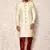 Ranak Cream Art Silk Indowestern Sherwani