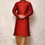 Ranak Maroon Art Silk Kurta Pajama