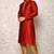 Ranak Maroon Art Silk Kurta Pajama
