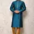 Ranak Turquoise Art Silk Kurta Pajama