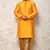 Ranak Yellow Art Silk Kurta Pajama