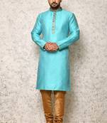 Ranak Sky Art Silk Kurta Pajama
