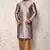 Ranak Purple Art Silk Kurta Pajama