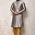 Ranak Grey Art Silk Kurta Pajama