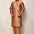 Ranak Copper Art Silk Kurta Pajama
