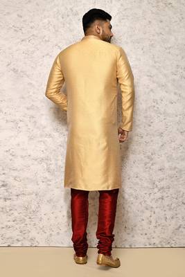 Ranak Gold Art Silk Kurta Pajama 3