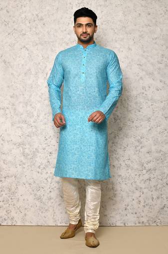 Ranak Sky Cotton Kurta Pajama