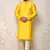 Ranak Yellow Art Silk Kurta Pajama