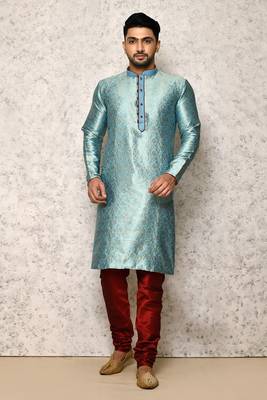 Ranak Sky Art Silk Kurta Pajama 1
