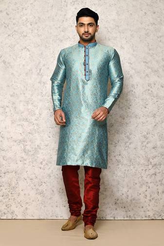 Ranak Sky Art Silk Kurta Pajama