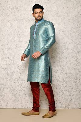 Ranak Sky Art Silk Kurta Pajama 2