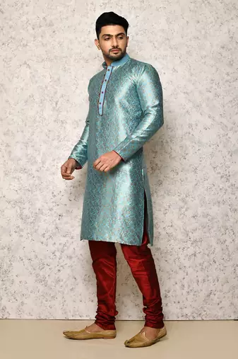 Ranak Sky Art Silk Kurta Pajama