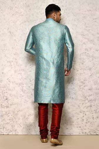 Ranak Sky Art Silk Kurta Pajama