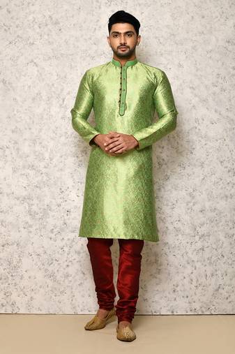 Ranak Pastel Art Silk Kurta Pajama