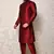 Ranak Maroon Art Silk Kurta Pajama