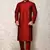 Ranak Maroon Art Silk Kurta Pajama