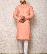Ranak Rust Cotton & Lycra Kurta Pajama