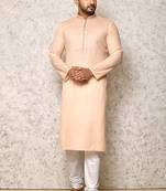 Ranak Biscuit cotton Kurta Pajama