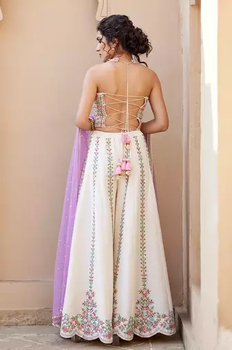 Savi ivory pant set