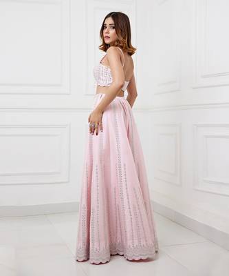 Riya pink jacket set 4