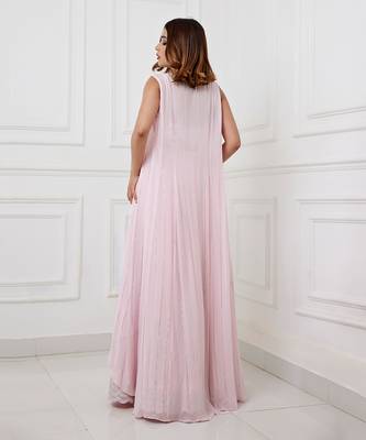 Riya pink jacket set 5