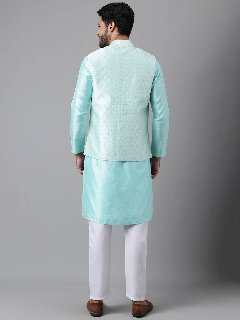 Ready to Wear Kurta Koti Pyjama set main image 1