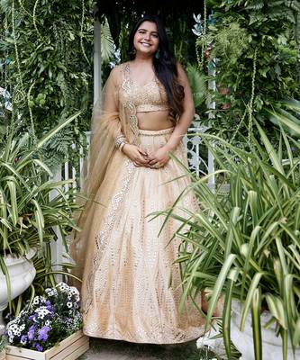 Mia Gold Lehenga Set 1