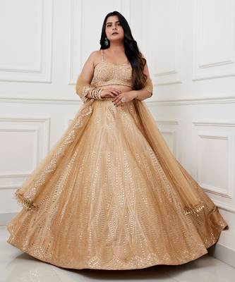 Mia Gold Lehenga Set 4