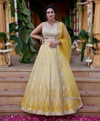 Yellow Mia Lehenga Set 1