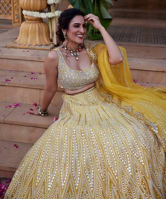 Yellow Mia Lehenga Set 2