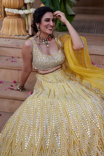 Yellow Mia Lehenga Set