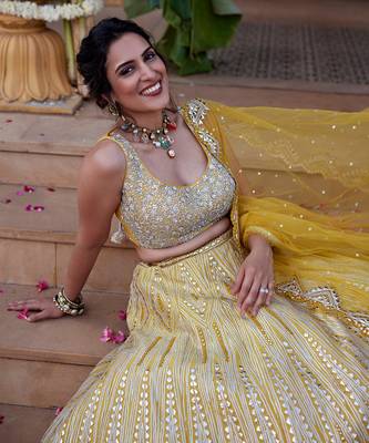 Yellow Mia Lehenga Set 3