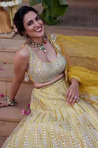 Yellow Mia Lehenga Set