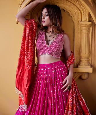 Mala Jamewar Lehenga Set 4